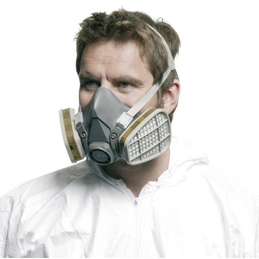 3M Félmaszk 6200M Szűrőosztály/Védelmi fok: Behelyezett szűrőtől függően (ld. a tartozékoknál) 1 db