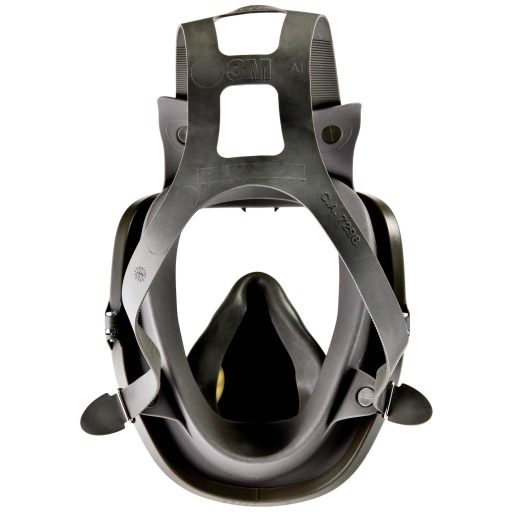 Légzésvédő teljes maszk, szűrő nélkül, méret: L, 3M 6800L