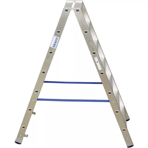 Krause 124753 Kétoldalon járható 1,65m hosszú alumínium létra