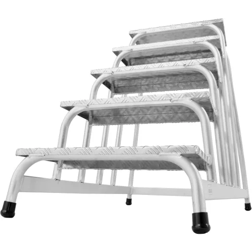 Krause 805058 Alumínium Szerelő fellépő Munkamagasság (max.): 3.00 m Ezüst 12 kg