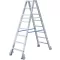 Krause kétoldalon járható 1,45m hosszú görgős alumínium létra