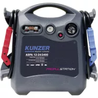   Kunzer Gyorsindító rendszer ASPA 12-24/2400 AC/DC ASPA 12-24/2400 Indulási segédáram=2400 A Indulási segédáram (24 V)=1200 A