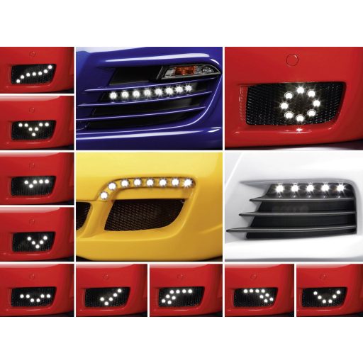 Hella LED-es autós fényszóró készlet, nappali dekorfény 5LED 30mm x 20mm LEDayFlex