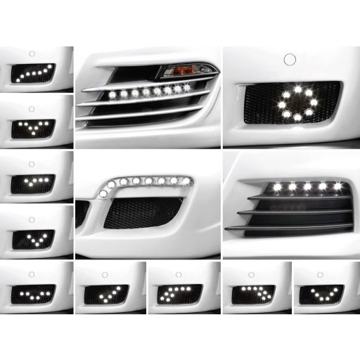 Hella LED-es autós fényszóró készlet, nappali dekorfény 5LED 30mm x 20mm LEDayFlex