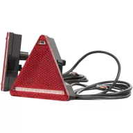   LED-es háromszög alakú utánfutó lámpa, 12/24 V, SecoRüt 95330