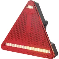   LED-es háromszög alakú utánfutó lámpa, 12/24 V, SecoRüt 95326