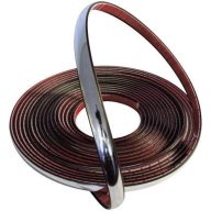 Autó díszléc, díszcsík, króm, 8 m x 12 mm