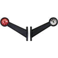   Szélességjelző pótkocsira, rögzítő karral, piros/fehér, 12/24 V, SecoRüt