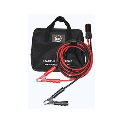 SET® TS 170 Indítássegítő kábel 35 mm² Vörösréz 5.00 m NATO dugó, Acéllemez fogóval, Védő kapcsolóval