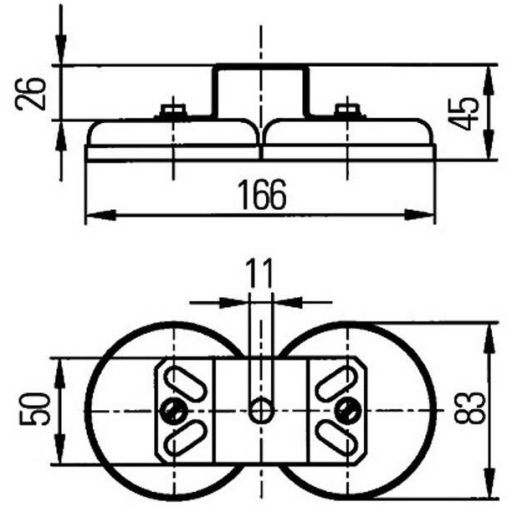 Hella mágneses fényszórótartó