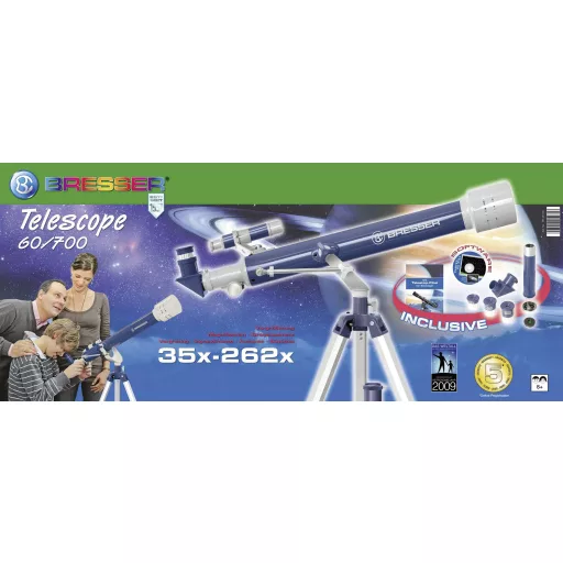 Csillagászati távcső, teleszkóp gyerekeknek 60/700 Bresser Visomar Junior 8843100