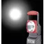 AccuLux munka- és szükségáram fényszóró SL6 LED-del 456541 3 W-os Power LED, pilotlámpa 5 mm LED-del 5 óra Fekete, Piros