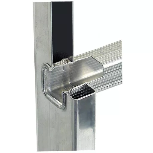 Krause 121387 Alumínium Támasztólétra Munkamagasság (max.): 2.80 m Ezüst DIN EN 131 2.8 kg