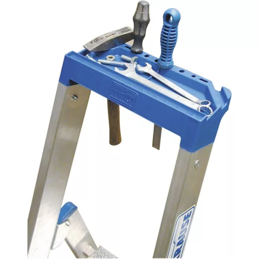 Krause 124562 Alumínium Több fokos álló létra Munkamagasság (max.): 4.35 m Ezüst DIN EN 131 13 kg