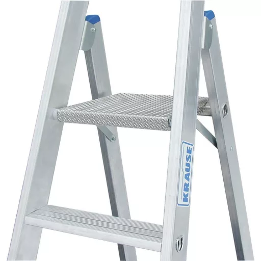 Krause 124623 Alumínium Több fokos álló létra festhető Munkamagasság (max.): 3.20 m Ezüst DIN EN 131 9.7 kg