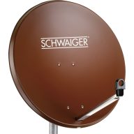   Schwaiger SPI996.2 SAT antenna 80 cm Reflektor anyaga: Acél Téglavörös