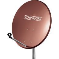   Schwaiger SPI550.2 SAT antenna 60 cm Reflektor anyaga: Acél Téglavörös
