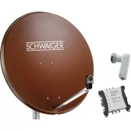   Schwaiger SPI9962SET5 SAT berendezés vevő nélkül Résztvevők száma: 6 80 cm