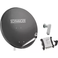   Schwaiger SPI9961SET6 SAT berendezés vevő nélkül Résztvevők száma: 8 80 cm