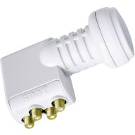   Smart Titanium Universal TQS Quad LNB Résztvevők száma: 4 Feed méret: 40 mm Switch-csel Világosszürke