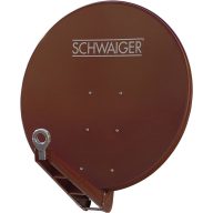   Schwaiger SPI085PR SAT antenna 85 cm Reflektor anyaga: Alumínium Téglavörös