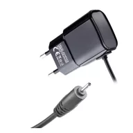   Nokia 108 / 106 / 501 Asha GIGAPACK Hálózati töltő 3W, 2mm fix kábel, FEKETE