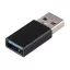 GIGAPACK Adapter USB 3.0 aljzat - USB 3.0, OTG, FEKETE
