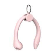   GIGAPACK szilikon tartó fülkampó, Apple AirPods/Airpods 2/Airpods Pro/Freebuds 3 kompatibilis, RÓZSASZÍN