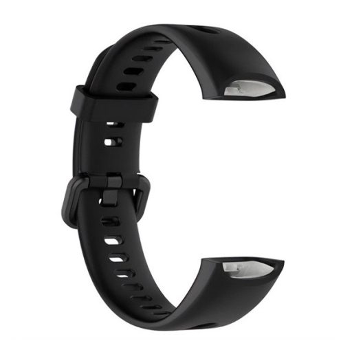 Huawei Band 4 GIGAPACK pótszíj egyedi méret, szilikon, FEKETE