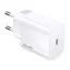 USAMS T34 hálózati töltő Type-C aljzat 20W, PD gyorstöltő, FEHÉR