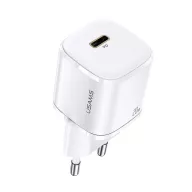 USAMS T36 hálózati töltő Type-C aljzat 20W, GaN, FEHÉR
