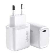   JOYROOM NRT-DY139E hálózati töltő Type-C aljzat 20W, PD gyorstöltő, FEHÉR