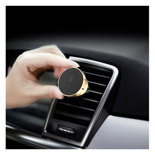 BASEUS SMALL EARS autós tartó szellőzőre, 360°, FEKETE