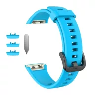   Honor Band 6 / Huawei Band 6 GIGAPACK Pótszíj egyedi méret, szilikon, VILÁGOSKÉK