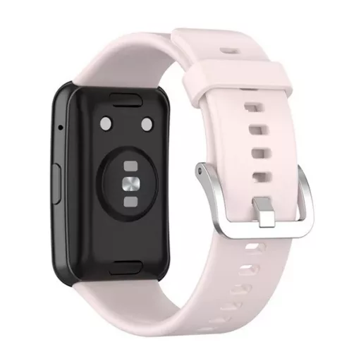 Huawei Watch Fit GIGAPACK pótszíj egyedi méret, fém csat, RÓZSASZÍN