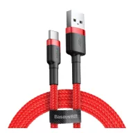 BASEUS CAFULE adatkábel USB - Type-C, 50cm, PIROS