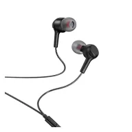   HOCO M78 fülhallgató SZTEREO 3.5mm jack, törésálló kábel, FEKETE