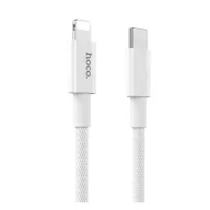   iPhone 14 Plus / 14 Pro Max / 14 Pro HOCO X56 adatkábel Type-C - lightning, 100cm, FEHÉR