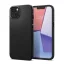 iPhone 13 SPIGEN LIQUID AIR szilikon telefonvédő ütésállóság, rombusz, FEKETE