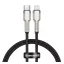 iPhone 14 Plus / 14 Pro Max / 14 Pro BASEUS CAFULE adatkábel Type-C - lightning, 25cm, FEKETE