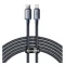 iPhone 14 Plus / 14 Pro Max / 14 Pro BASEUS CRYSTAL SHINE adatkábel Type-C - lightning, 200cm, FEKETE