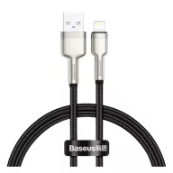   iPhone 14 Plus / 14 Pro Max / 14 Pro BASEUS CAFULE adatkábel USB - lightning, 25cm, FEKETE