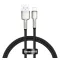 iPhone 14 Plus / 14 Pro Max / 14 Pro BASEUS CAFULE adatkábel USB - lightning, 25cm, FEKETE