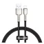 iPhone 14 Plus / 14 Pro Max / 14 Pro BASEUS CAFULE adatkábel USB - lightning, 25cm, FEKETE