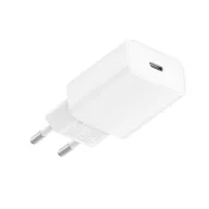   XIAOMI hálózati töltő Type-C aljzat 20W, gyorstöltő, FEHÉR