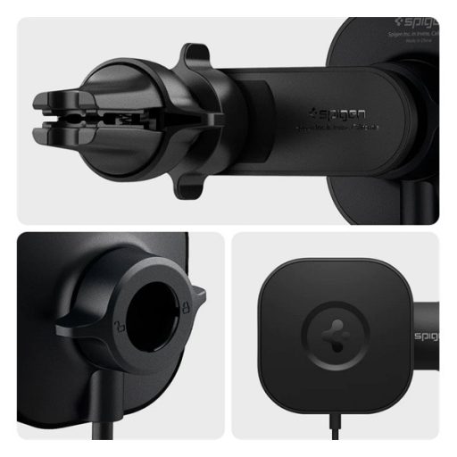 SPIGEN autós tartó szellőzőre, mágneses, FEKETE