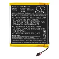   CAMERON SINO Li-Polymer akku 3.8V/1950mAh, Garmin 361-00105-00 kompatibilis