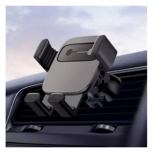 BASEUS CUBE GRAVITY autós tartó szellőzőre, 4-6" méret, FEKETE