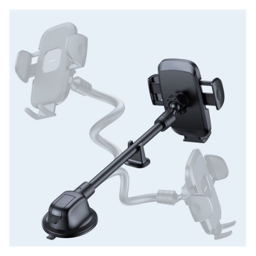 JOYROOM autós tartó műszerfalra, 4.7-6.9" méret, FEKETE