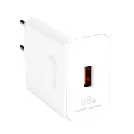   HUAWEI SuperCharger hálózati töltő USB aljzat 66W, PD gyorstöltő, FEHÉR